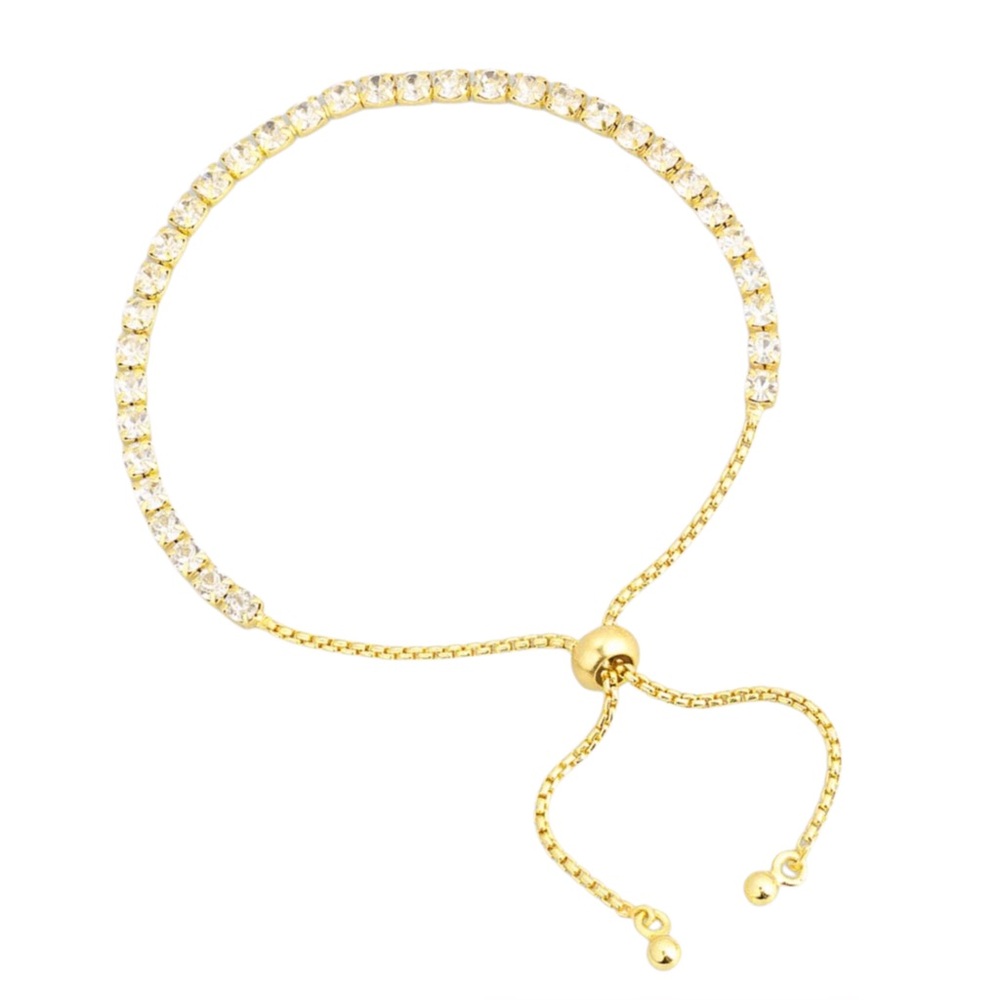 18K Gold Plated CZ Tennis Bracelet